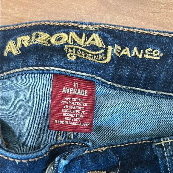 Arizona Jean Company Dark Blue Denim Jeans - Picture 2 of 5